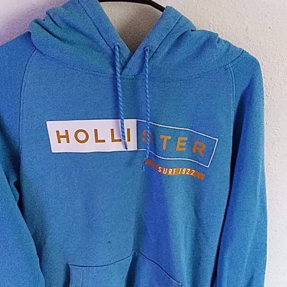 Hollister box logo hoodie
